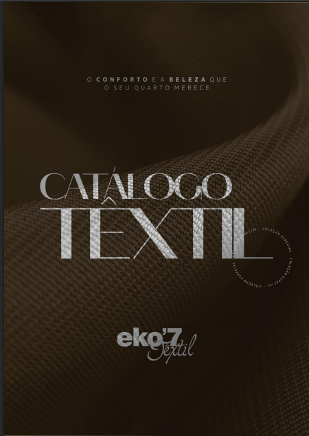 Capa do Catálogo EKO'7 Têxtil