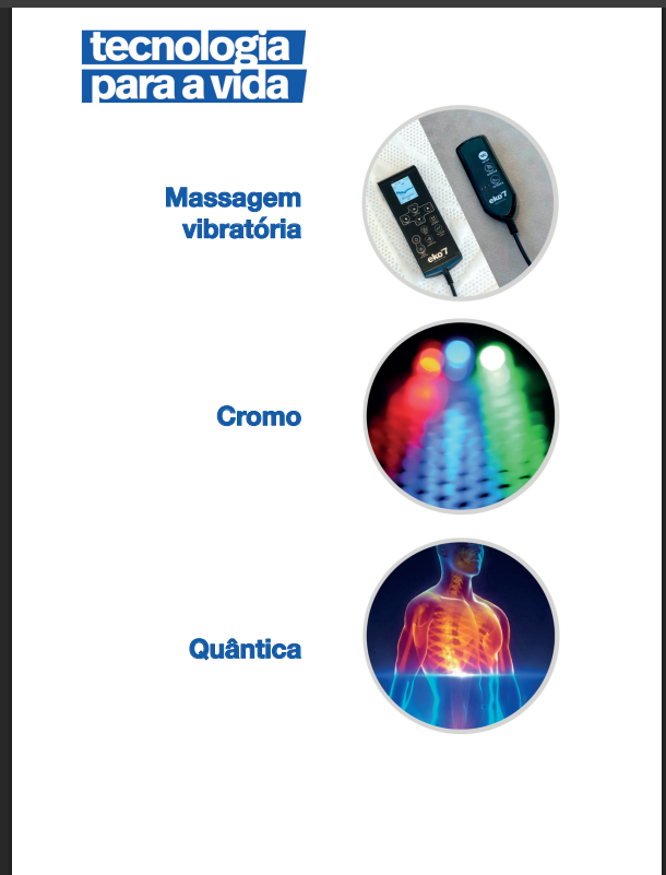 Massagem, cromoterapia e tecnologia quântica